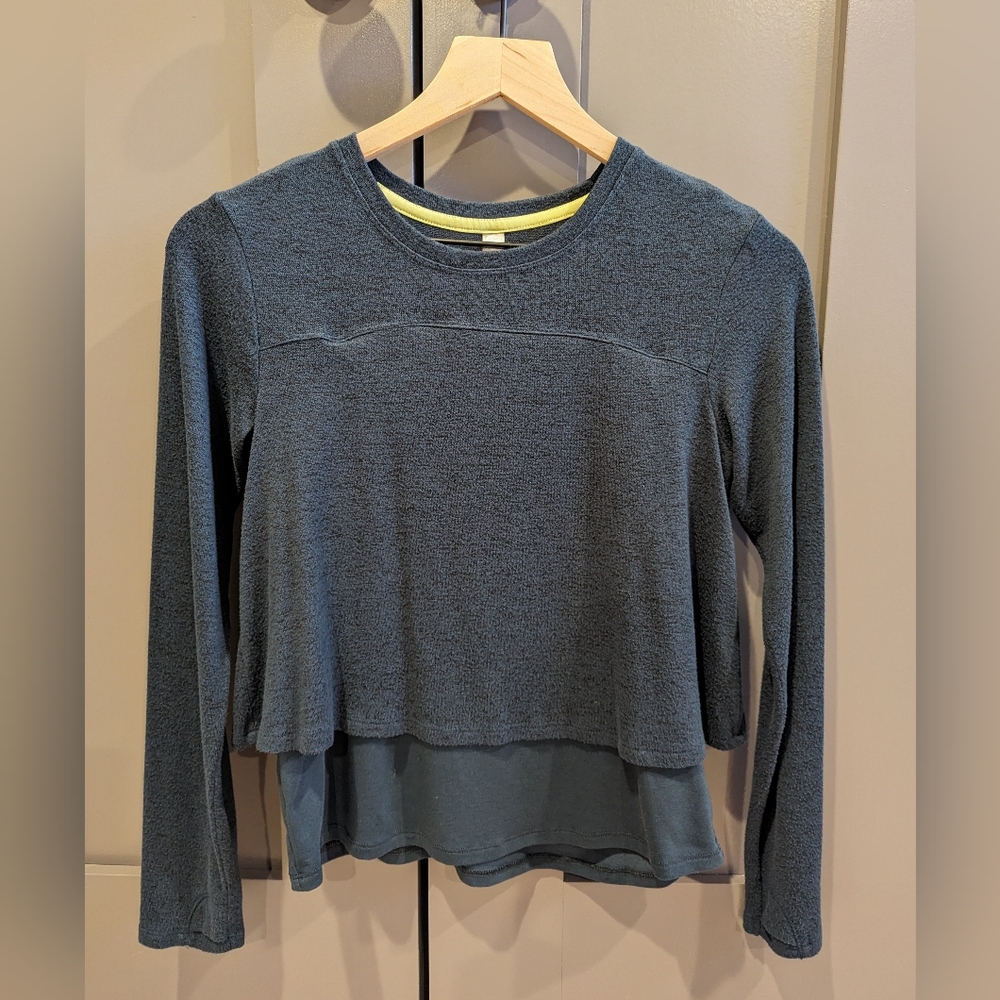 Athleta Girl Long Sleeve Layered Top